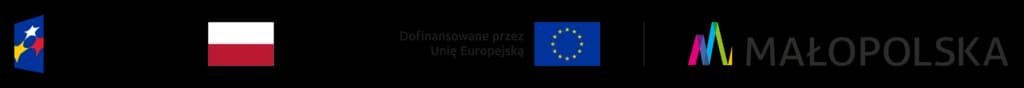 Logo Fundusze Europejskie, Rzeczpospolita Polska, Unia Europejska, Małopolska